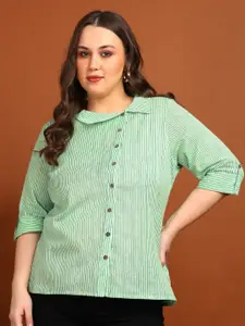 KALINI Women Stripe Printed Casual Shirt