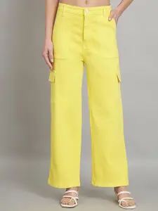 Moda Rapido Women Jean Relaxed Fit High Rise Light Fade Stretchable Jeans