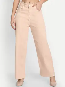 Moda Rapido Women Jean Relaxed Fit High-Rise Light Fade Non Stretchable Jeans