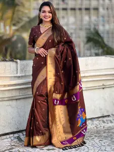 SGF11 Woven Design Zari Pure Silk Kanjeevaram Saree