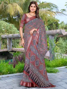 Anouk Floral Printed Saree