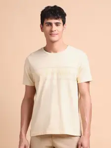 U.S. Polo Assn. Men Brand Embossed Slim Fit Cotton T-shirt