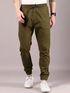 V-Mart Men Mid-Rise Regular Fit Twill Cotton Casual Joggers