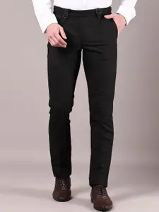 V-Mart Men Mid-Rise Cotton Formal Trousers