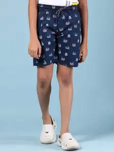 V-Mart Boys Floral Printed Regular Fit Shorts