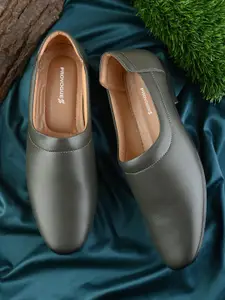 Provogue Men Formal Round Toe Slip-On Shoes