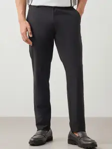 Red Flame Men Slim Fit Mid-Rise Trouser