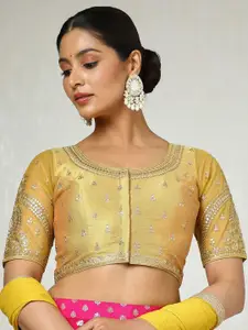 Soch Embroidered Saree Blouse