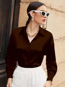 AAHWAN Women Relaxed Fit Casual Shirt