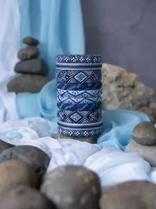 Taasha Craft Set Of 10 Thread Bangles