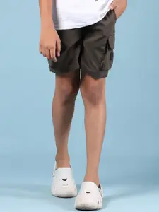 V-Mart Boys Solid Regular Fit Shorts