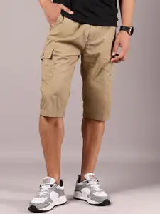 V-Mart Men Solid Mid-Rise Shorts