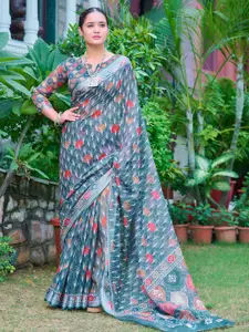 Anouk Floral Printed Saree