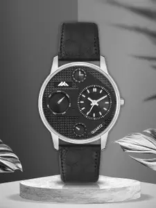 Shocknshop Men Brass Dial & Leather Straps Analogue Watch MT31