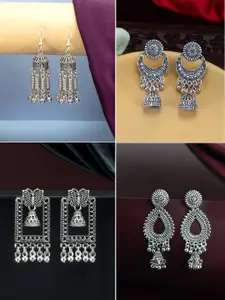 PRIVIU Floral Chandbalis Earrings