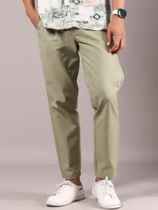 V-Mart Men Mid-Rise Regular Fit Linen Chinos