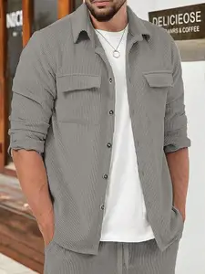 R.Code by The Roadster Life Co. Men Pinstripes Casual Shirt