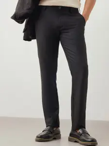 Red Flame Men Slim Fit Mid-Rise Trouser