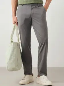 Red Flame Men Slim Fit Mid-Rise Trouser