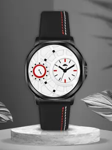 Shocknshop Men Brass Dial & Leather Straps Analogue Watch MT43