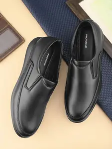 Provogue Men Textured Formal Slip-Ons
