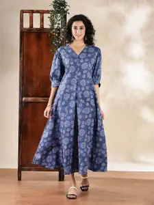 Anouk Women Floral Printed Fit & Flare Maxi Dress