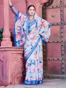 Anouk Floral Printed Saree