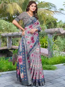 Anouk Floral Printed Saree