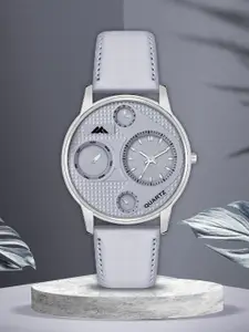 Shocknshop Men Brass Dial Leather Straps Analogue Watch MT33