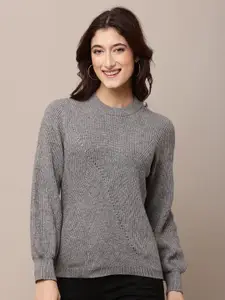 NoBarr Women Round Neck Pullover