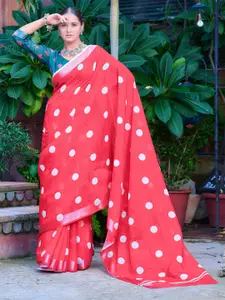 Anouk Polka Dot Designer Saree