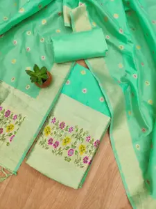 Panzora Ethnic Motifs Woven Design Unstitched Dress Material