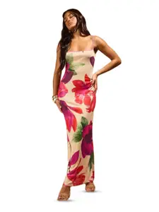 all about you Women Floral Print Bodycon Dress