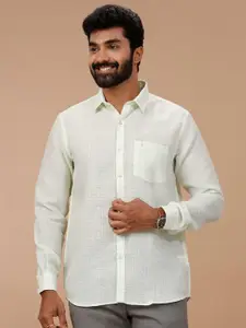 Ramraj Men Micro Checks Checked Casual Shirt