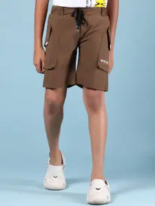 V-Mart Boys Solid Mid-Rise Shorts