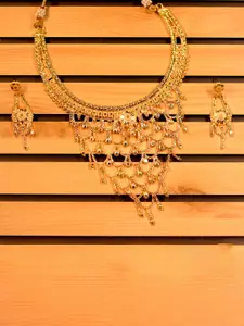 GOLD CASH 10k Gold-Plated Necklace Set