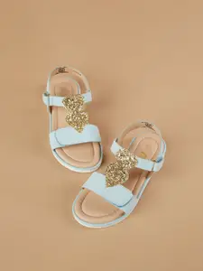 Fame Forever by Lifestyle Girl Sequined Open-Toe Flats