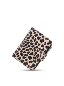 TnW Women Animal PU Two Fold Wallet