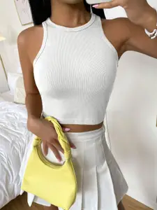 TOOCHKI Colourblocked Tank Crop Top