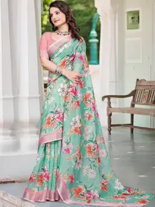 Anouk Floral Printed Saree
