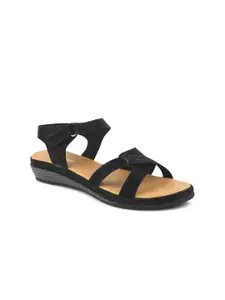 Padchin Women Solid PU Casual Block Sandals