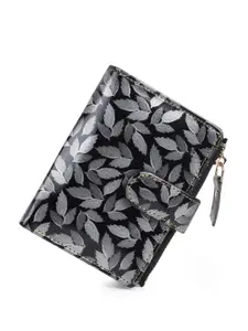 TnW Women Floral Printed Two Fold Wallet