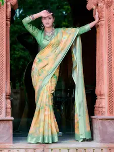 Anouk Floral Printed Designer Saree