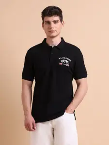 U.S. Polo Assn. Denim Co. Men Brand Logo Printed Muscle Fit Cotton T-shirt