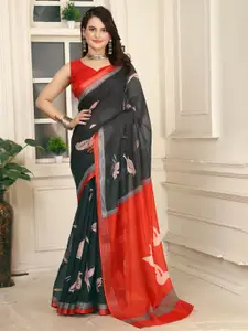 Anouk Ethnic Motifs Printed Saree