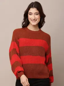 NoBarr Women Colourblocked Pullover