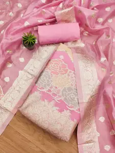 Panzora Chevron Woven Design Unstitched Dress Material