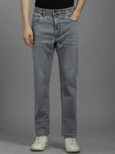 Louis Philippe Jeans Men Slim Fit Mid-Rise Heavy Fade Jeans