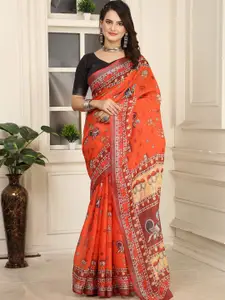 Anouk Kalamkari Printed Saree