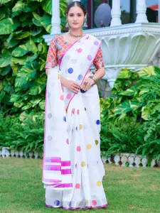Anouk Polka Dots Printed Saree
